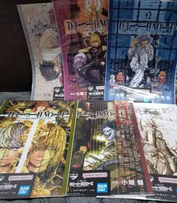 제일복권 DEATH NOTE 데스노트 F상 클리어 포스터 7~12권