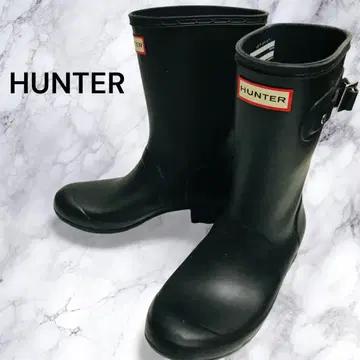 [ 새상품급 ] HUNTER 헌터 블랙 장화 레인부츠 스노우부츠