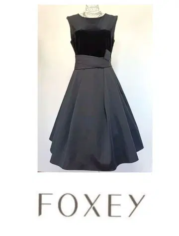 벨로아 느와르 by 폭시 NY 벨로아 절개 원피스 레어 42