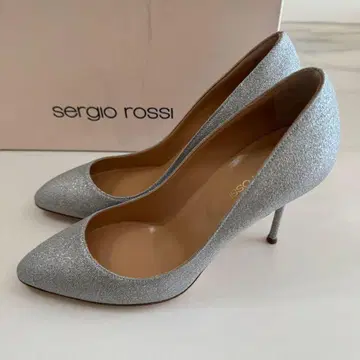 새상품 [세르지오로시] 펌프스 36 23cm 글리터 브라이덜