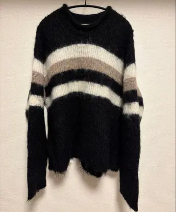 71michael 71 MICHAEL MOHAIR KNIT BORDER