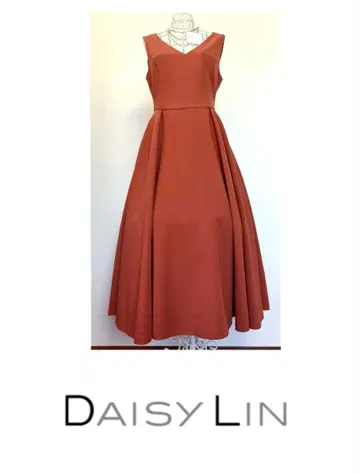 DAISYLIN 데이지린 V넥 롱 드레스 원피스 레어 42