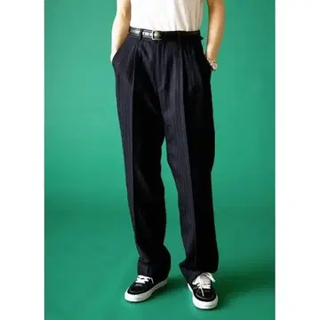 신존 CHALK STRIPE PANTS 초크 스트라이프 팬츠