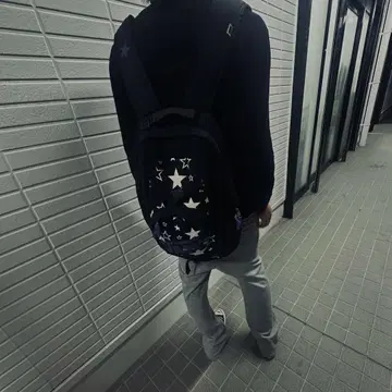 VANS 별 패턴 백팩 sk8 y2k