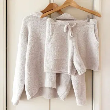 론 헤르만 BAREFOOT DREAMS 여성용 후디 세트 XS 화이트