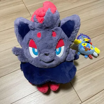 포켓몬 포근포근 안고 자는 봉제 인형 조로아 택 포함