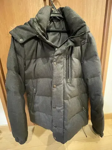 SHIPS JET BLUE 다운 자켓 체크 그레이 S