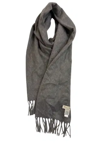 Cesare Gatti 캐시미어 100% 머플러 그레이 고급 이탈리아제