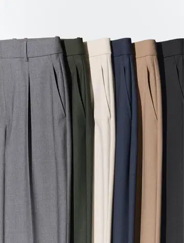 UNIQLO 태그 와이드 팬츠