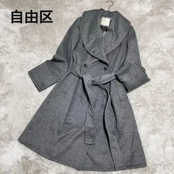 자유구 Bellandi 숄카라 벨티드 롱 코트