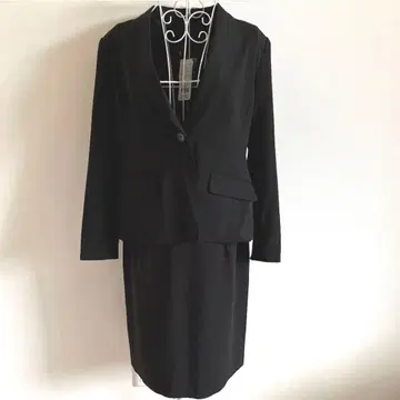 탈봇 수트 상하의 세트 10호 XL 블랙 스커트 수트