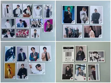 새상품급 SnowMan 메구로 렌 사진 30장 세트