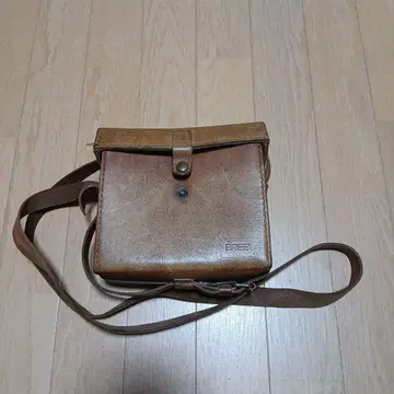 GREE 가죽 숄더백 브라운