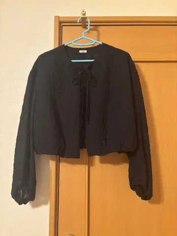 IENA 후쿠레 자카드 벌룬 블라우스