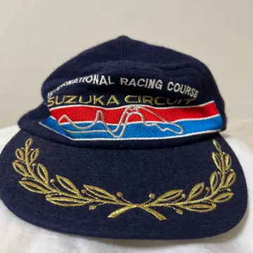 빈티지 스즈카 서킷 캡 파랑