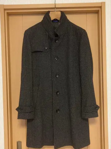 남성용 스탠드 카라 코트 L 사이즈