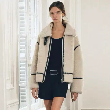 [ ZARA ] 보아 자켓/코트 아이보리