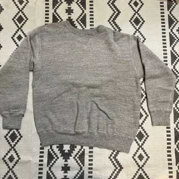 더블 웍스 양 V 넥 맨투맨 L 헤더 그레이