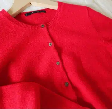 TOMORROWLAND MACPHEE 캐시미어 혼방 가디건 빨간색