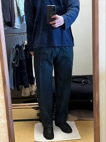 그린 울 슬랙스 구제 의류 euro