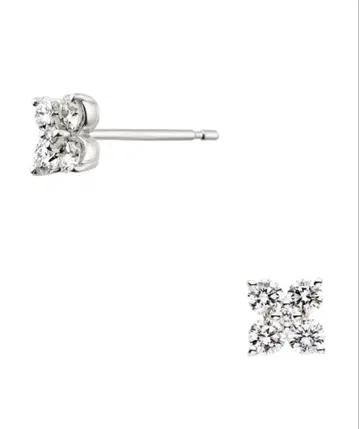 반돔 아오야마 다이아몬드 카롤라 귀걸이