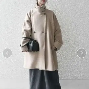 쉽스에니 23AW A라인 울 더블 테일러드 코트 38