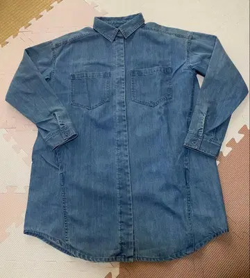 NOMINE 데님 긴팔 셔츠 프리 사이즈