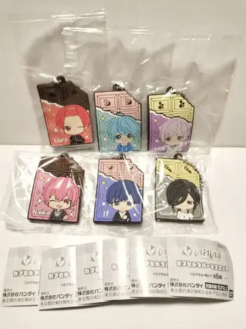 이레귤러즈 캡슐 러버 마스코트 전 6종 전체 컴프 세트