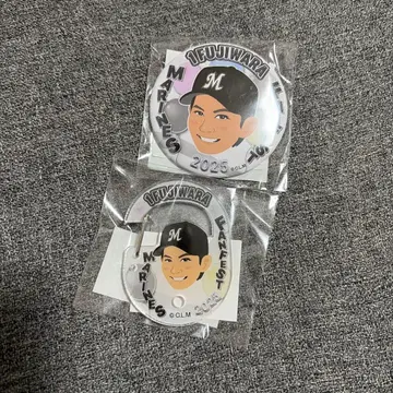 지바 롯데 마린스 가챠 후지와라 교타 선수 세트