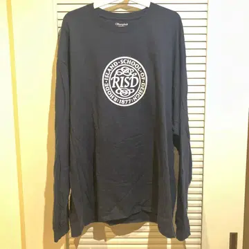 Champion RISD 로고 긴팔 T셔츠 2XL