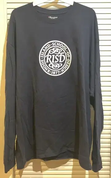 Champion RISD 로고 긴팔 T셔츠 2XL
