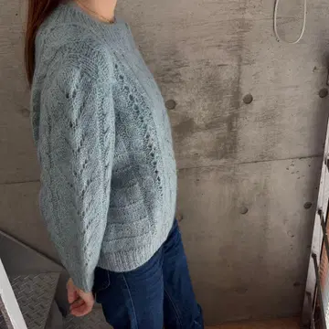 빈티지 손뜨개질 니트