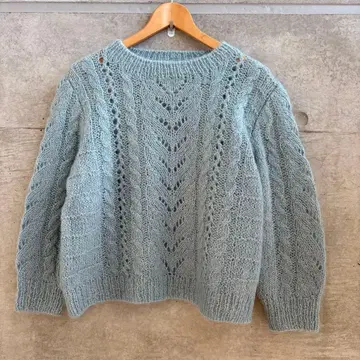 빈티지 손뜨개질 니트