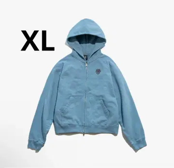 GIRLS DON'T CRY ZIP SWEAT HOODIE BLUE XL