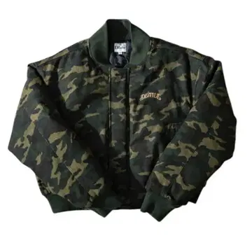 diaile Camo Bomber Jacket L
