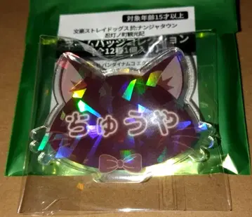 문호 스트레이독스 난자타운 나카하라 츄야 네임 배지 레어 홀로