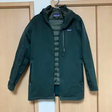 Patagonia 트레스 쓰리인원 후드티 XS 그린