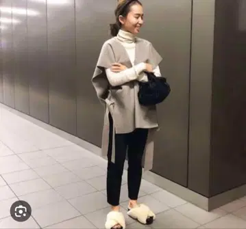 [ 새상품급 ] yori 리버서블 글렌체크 베스트