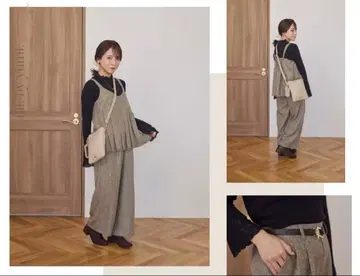 시마무라 yumi 뷔스티에 와이드 팬츠 셋업 M