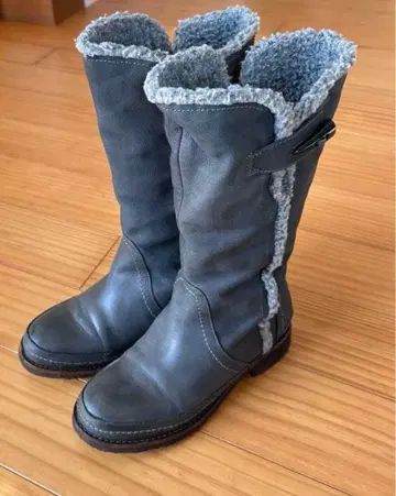 그레이 롱 부츠 베일 댄스