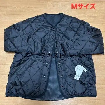 COCA 리버서블 퀼팅 블루종 차콜 M