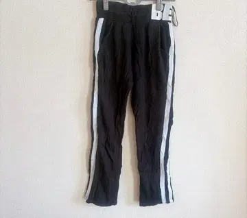 블랙 사이드 스트라이프 롱 팬츠 S~M 상당