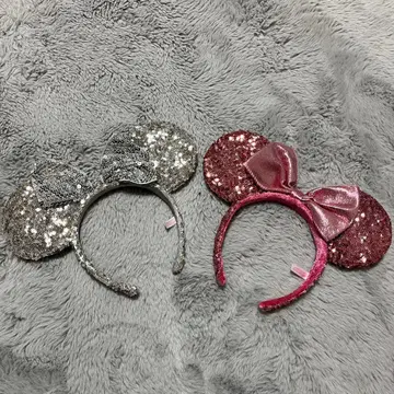 디즈니 스팽글 머리띠 2세트
