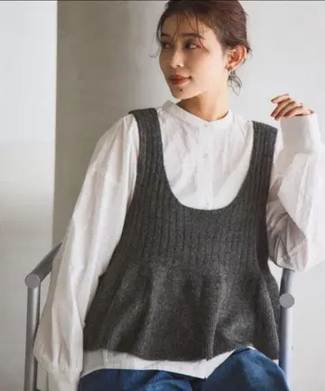 스튜디오 클립 7 게이지 절개 플레어 베스트