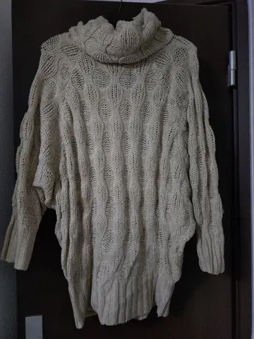 antiqua 케이블 돌먼 니트 터틀넥 스웨터