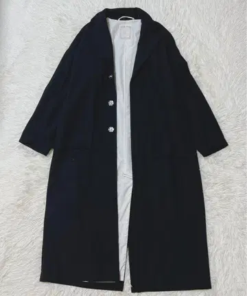 비어즐리 beardsley 롱 코트 울