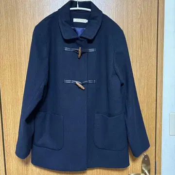 크로커다일 더플 코트 네이비