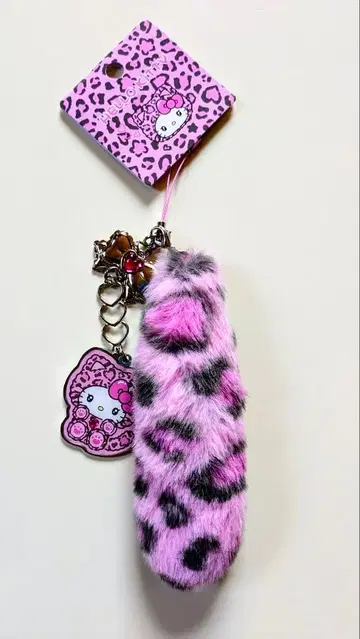 헬로키티 레오파드 무늬 시포 스트랩