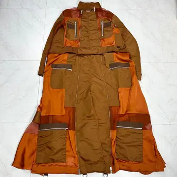 sacai padded panelled dress 자켓 원피스