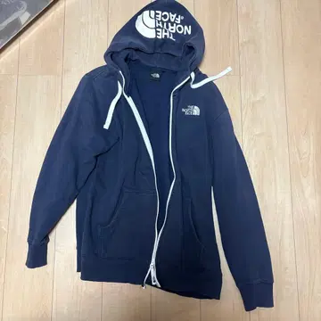 THE NORTH FACE 네이비 집업 후드티